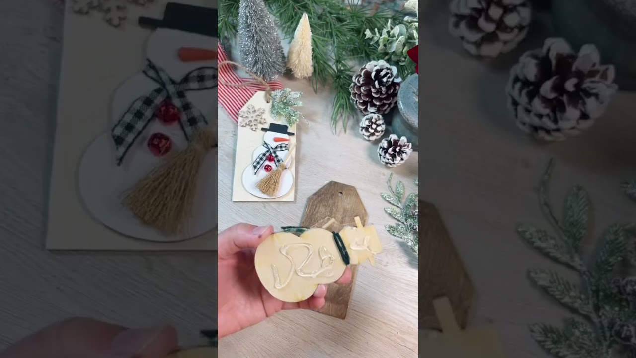 Making Wooden Christmas Tags | Simple DIY Project #christmas #xmas #budget #diy #howto