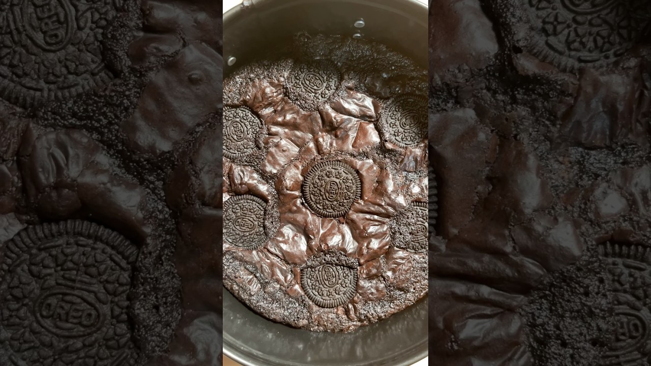 Hazelnut Milka Oreo Brownies