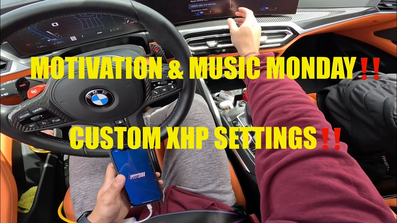 Custom XHP Settings for 2024 BMW M4 Competition xDrive & POV Driving | MOTIVATION & MUSIC MONDAYS
