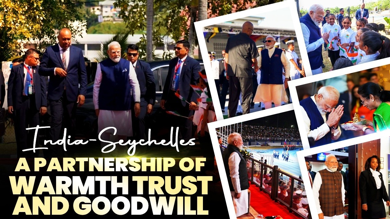 Highlights from PM Modi's visit to #seychelles