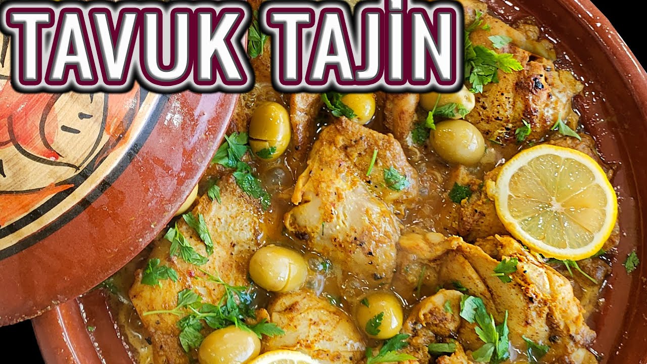 YEDİĞİM EN İYİ TAVUK OLABİLİR !!! (Fas'ın Muhteşem Lezzeti Tavuk Tajin Tarifi ) (Tavuk Güveç)