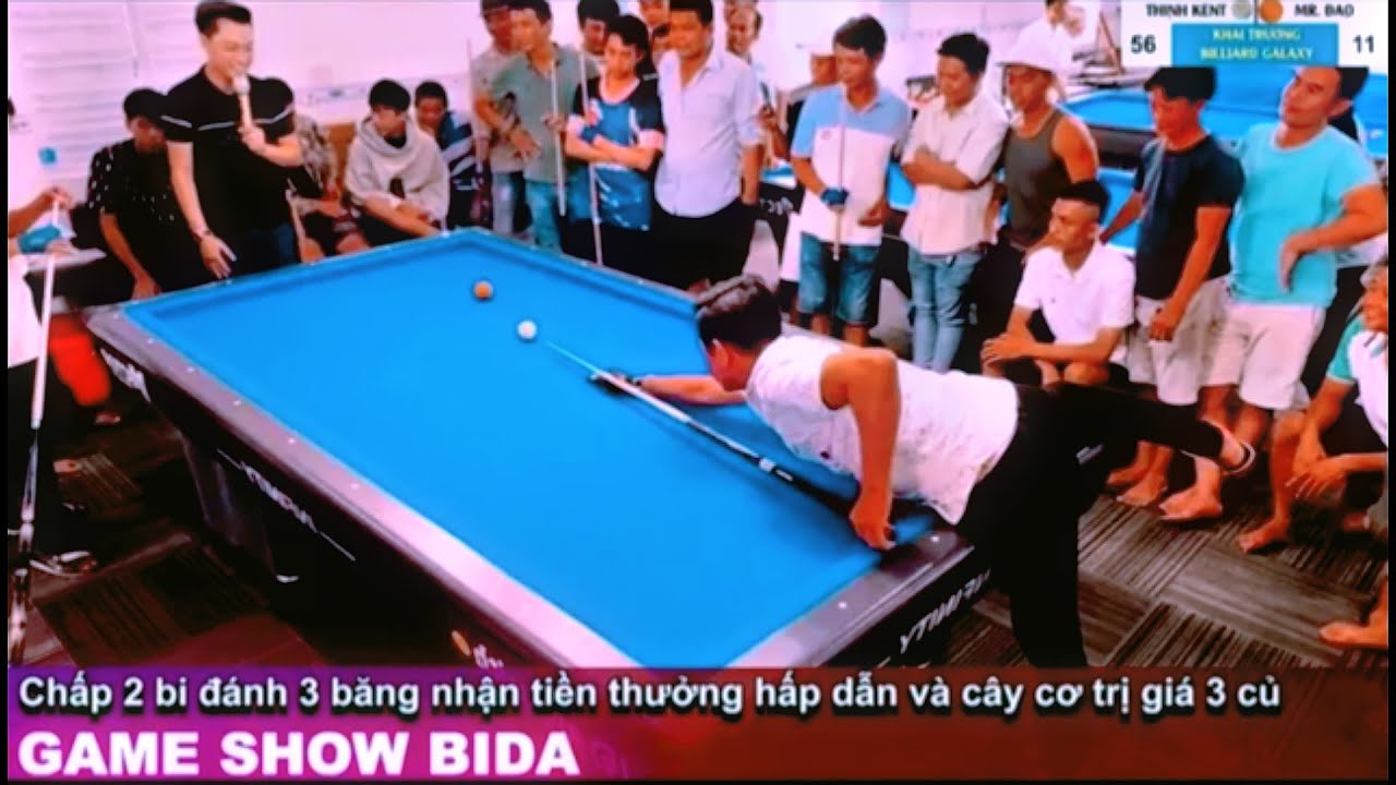 Thịnh Kent game show bida thực chiến hay nhất - Thử thách đánh bida 3 băng nhận phần thưởng hấp dẫn