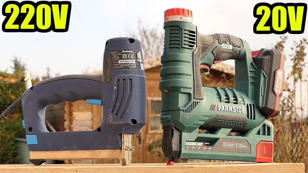 AGRAFEUSE SANS 20v PARKSIDE LIDL X20VTEAM PAT 20-li A1 VS ELECTRIQUE EINHELL BT-EN 30 E