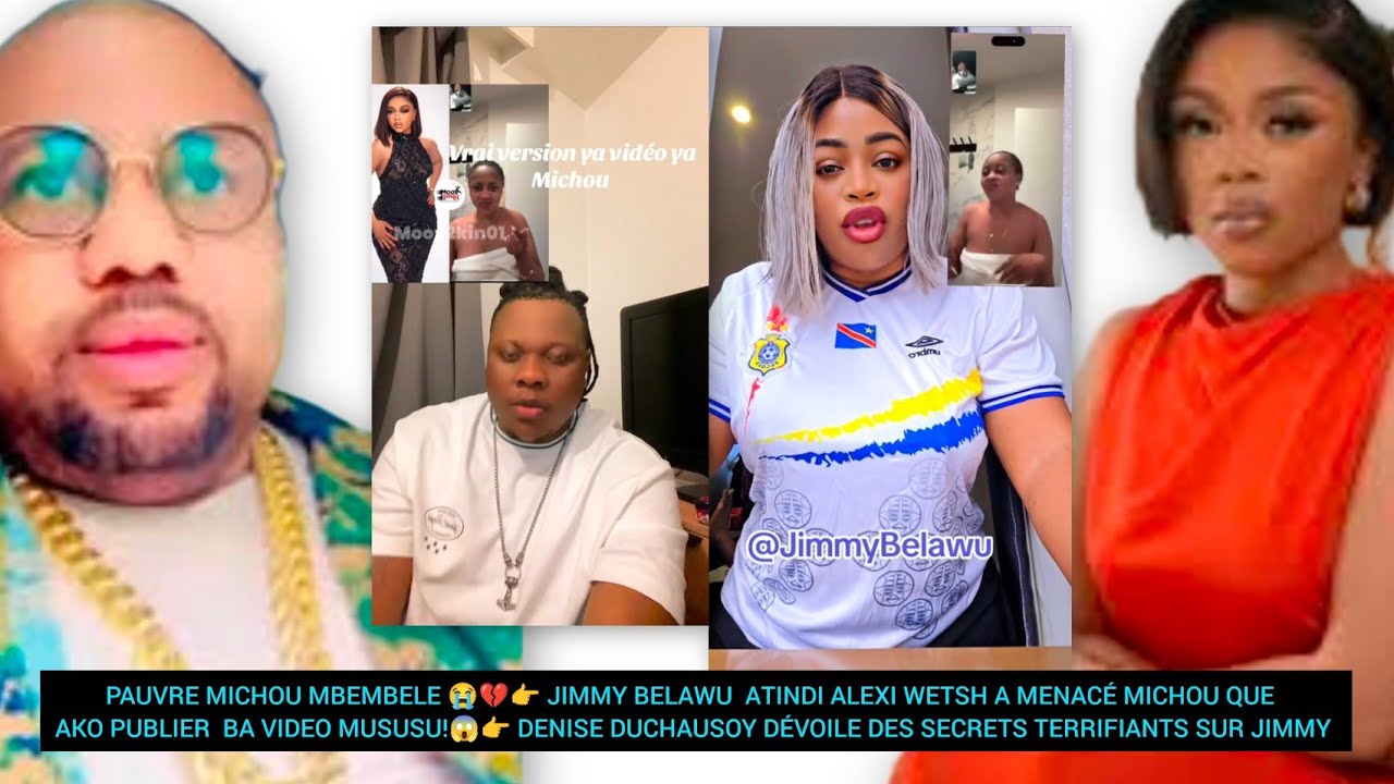 MICHOU MBEMBELE😭💔JIMMY ATINDI ALEXI WETSHI A MENACÉ YE😱👉DENISE DUCHAUSOY ABIMISI COMPLOT YA JIMMY
