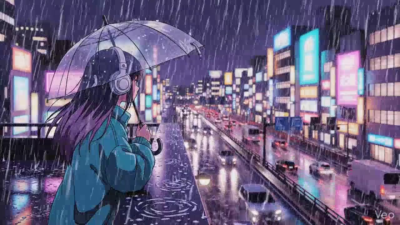 Soft Japanese Rain 🌙 Chill Night Lofi for Study & Sleep | Live Stream by The Japanese Town