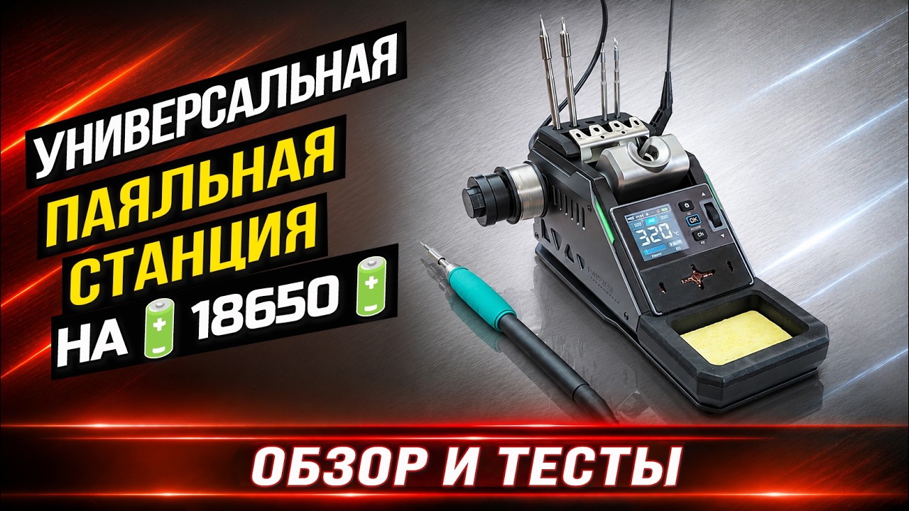 FNIRSI DWS-P2 &mdash; компактная паяльная станция для ремонта электроники