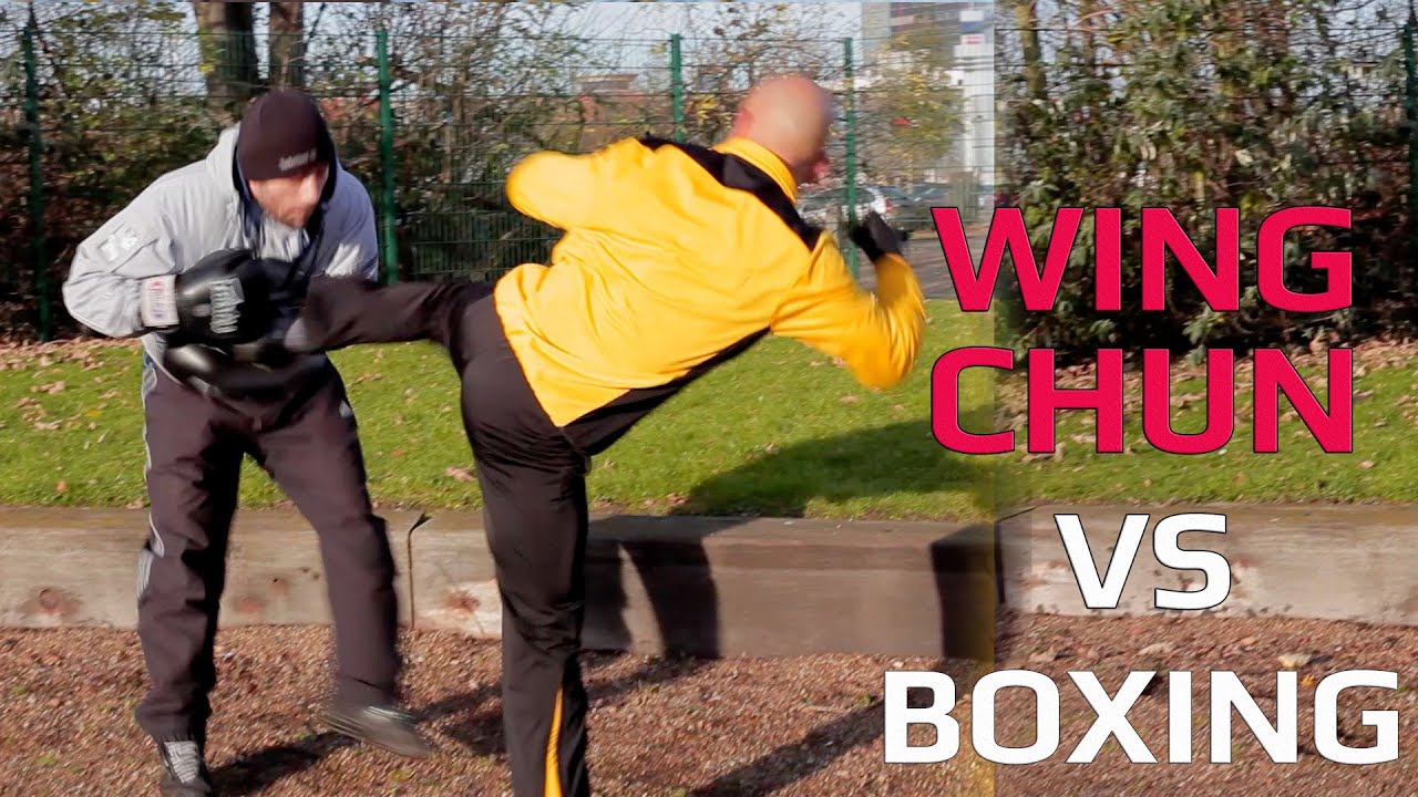 wing chun vs boxing - using kicks to beat the boxer