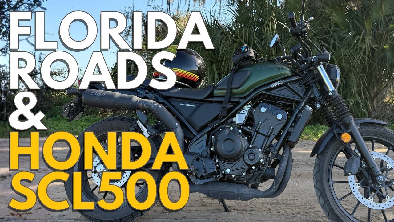 Learning the Honda SCL500 with Florida Sand