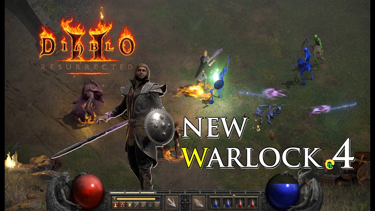 NEW Warlock Class! Diablo 2 Resurrected – First Time Playing | Legendary Journey EP 4