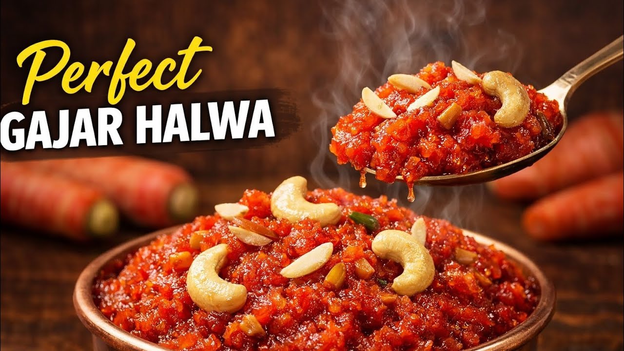 Gajar Ka Halwa Recipe at Home | Easy & Tasty Indian Sweet 😋