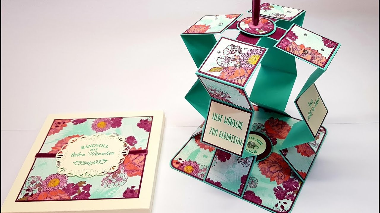 Anleitung: Pull Up Karte (cm-Maße) / Akkordeonkarte mit Stampin'Up!-Produkten