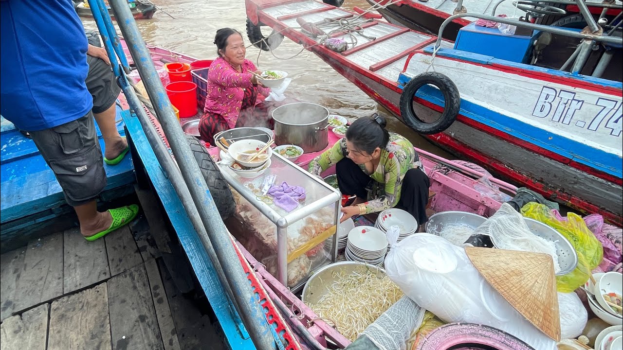 Gia đình đi chơi ở Cần Thơ - chợ Nổi Cái Răng - Lễ 2-9-2024