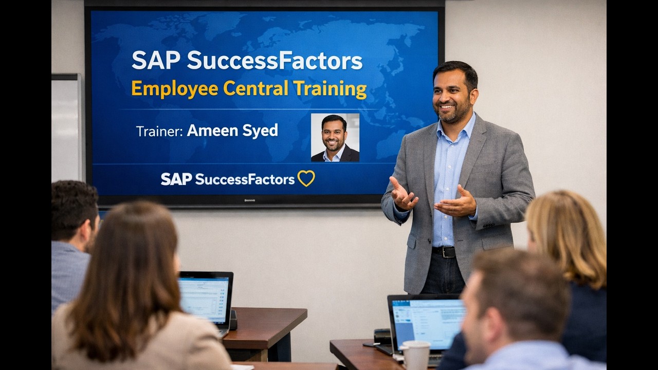 SAP SuccessFactors Employee Central Online Training Demo | SAP SF EC Course | Trainer: Ameen Syed