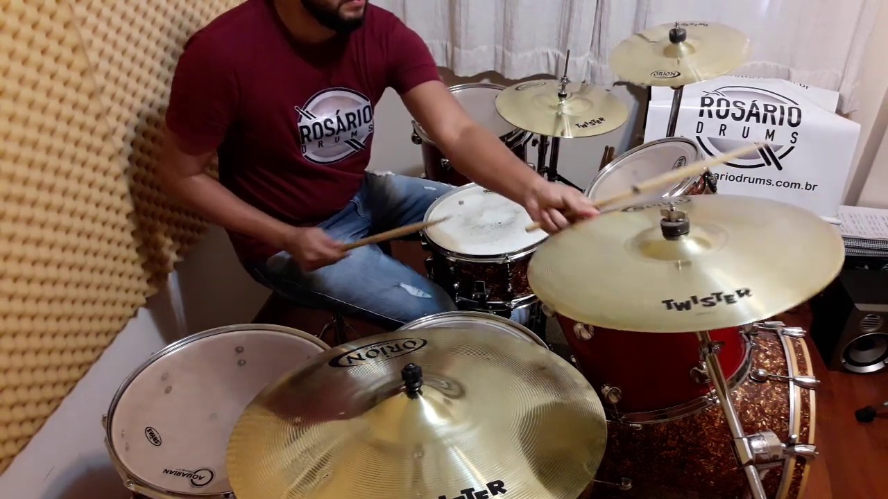 RosarioDrums - Teste Pratos Orion Twister.