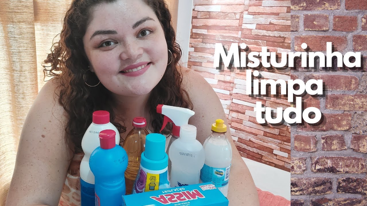 MEUS PRODUTOS DE LIMPEZA + MISTURINHA LIMPA TUDO