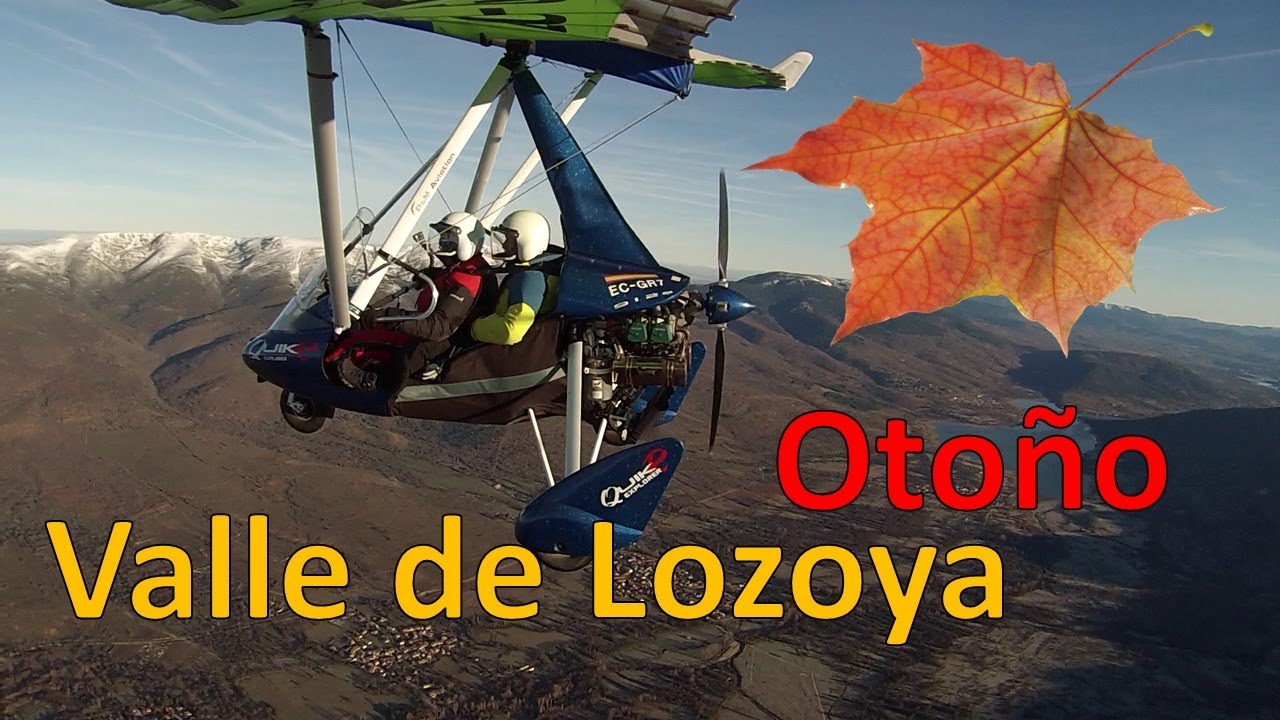 Vuelo en trike ultraligero por el Valle de Lozoya
