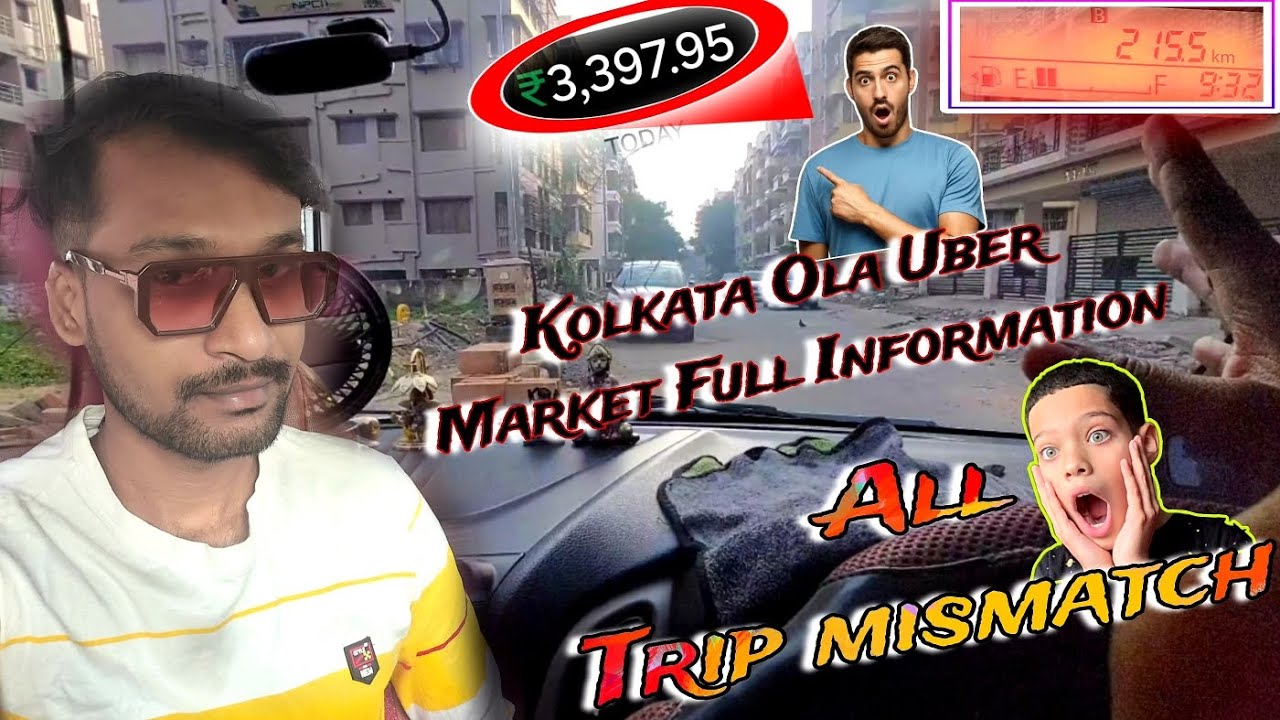 Kolkata Ola Uber Market Full Information | All Trip Mismatch 😱| WagonR TourH3 petrol | BikerBoySamir