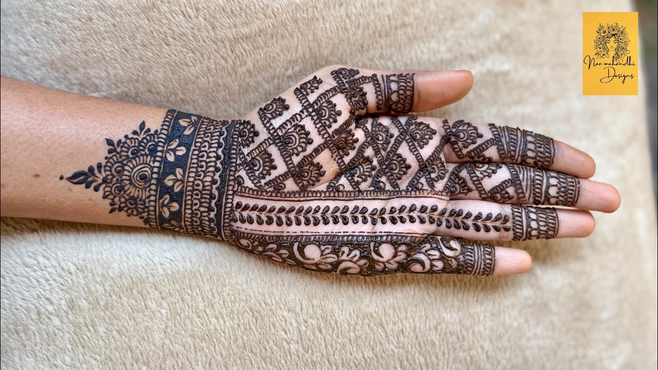 Front hand mehandi design # full hand mehandi design # naa mehandi designs 