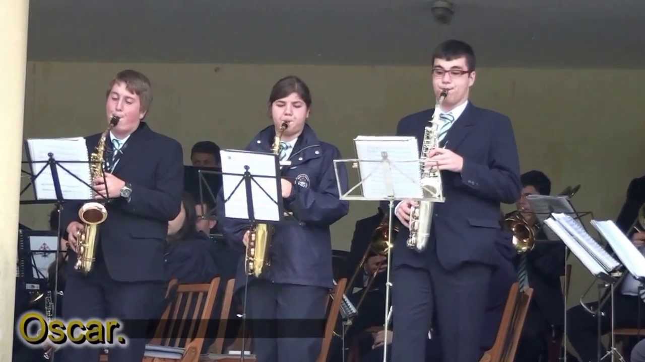 2012. Xuño. Saxophone Jubilee. Banda Musica de Santa Cruz Ribadulla. San Andres de Illobre (Vedra)