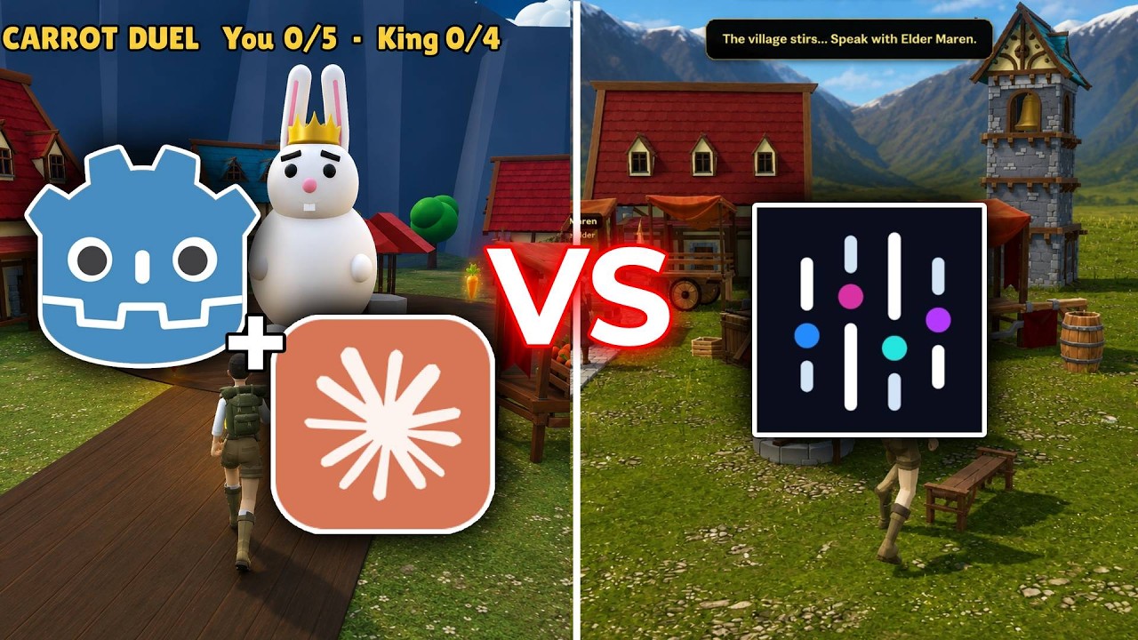 Godot + Claude Fable 5 против Abacus AI: кто создаст лучшую 3D-игру?