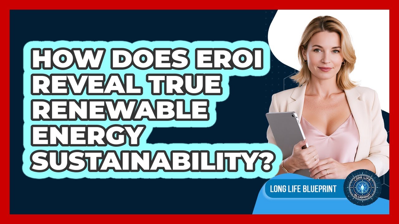 How Does EROI Reveal True Renewable Energy Sustainability? - Long Life Blueprint
