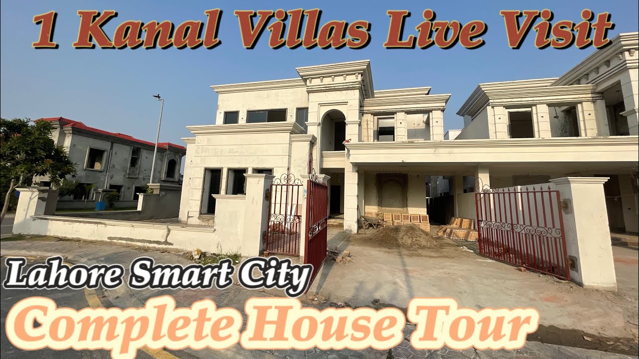 Lahore Smart City 1 kanal Villa Live Tour | Complete House Tour | Mian Umer