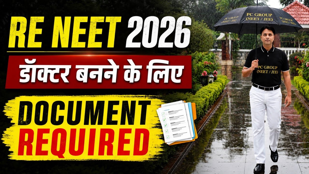 RE NEET 2026 | DOCUMENT REQUIRED FOR DOCTOR 💊 | PC GROUP | PC Sir 