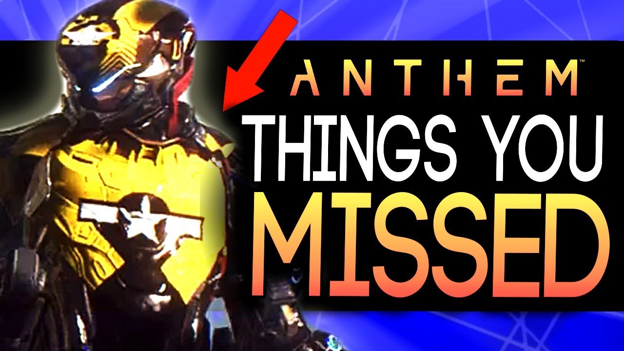 Anthem |  New Gameplay - 16 Things You May Have Missed (Open World Livestream)