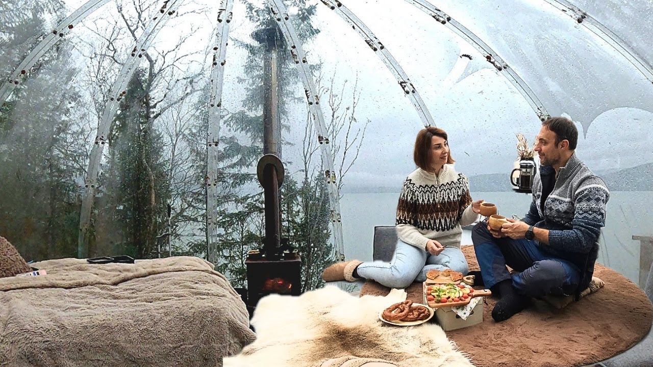 HAYALDİ GERÇEK OLDU!- NORVEÇ FİYORDUNDA IGLO'DA BİR GECE- AURORA NIGHT IN IGLO #norway #travel#vlog