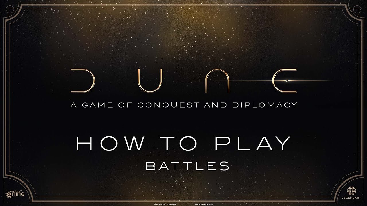 HOW TO PLAY DUNE pt.3 - Battles | Dune: Conquest & Diplomacy
