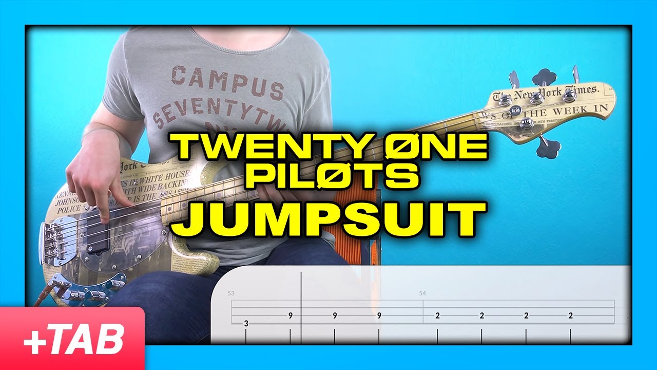 Twenty One Pilots - Jumpsuit | Bass Cover with Play Along Tabs