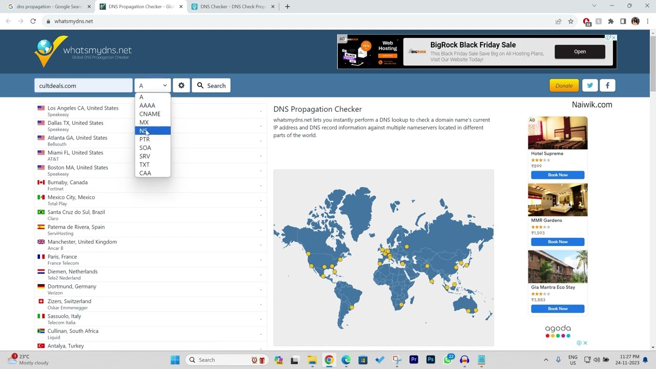 How to check DNS propagation | Nameservers of Domain