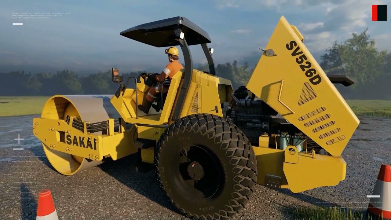 SAKAI SV526 Pemeriksaan Harian Sebelum Bekerja
