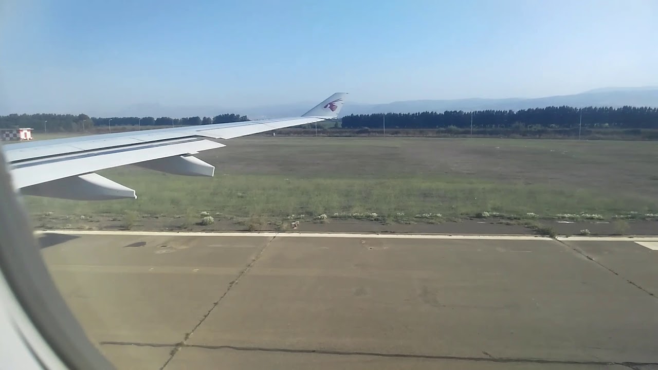 Qatar Airways Airbus A330-200 Takeoff from Algiers to Doha