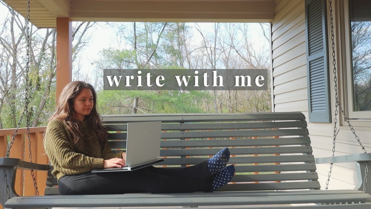 Write With Me | real-time 2x pomodoro soft music and typing sound