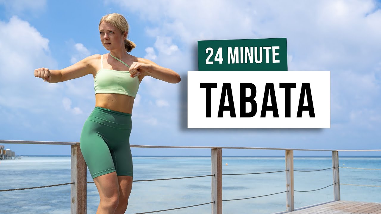 24 MIN SUPER SWEATY TABATA HIIT Workout - No Equipment, Full Body Tabata Party with Tabata Songs