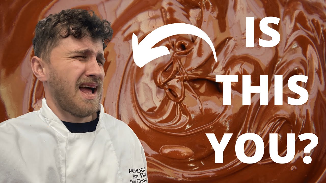 THE EASIEST WAY TO TEMPER CHOCOLATE (NOT SCARY!!!)
