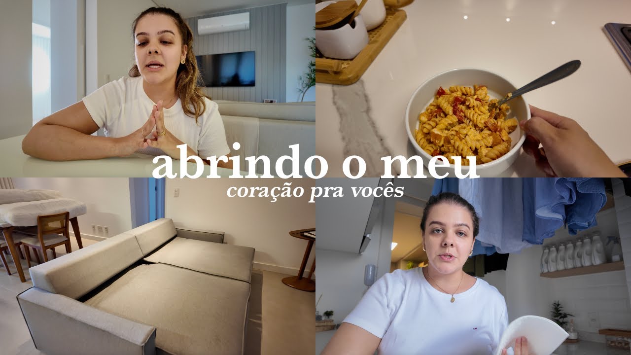Decisões que tomamos, almoço, limpeza e higienização do sofá, casa em ordem e rotina