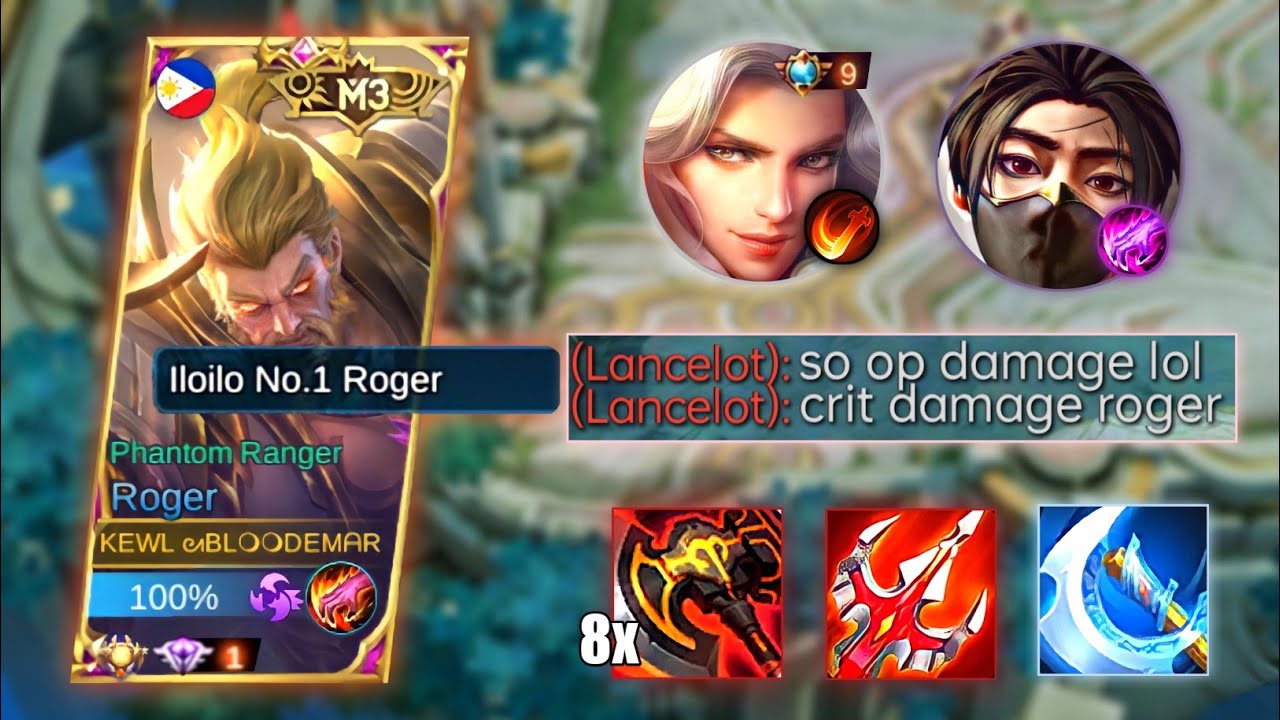 HOW TO EASILY COUNTER META ASSASSIN USING ROGER! | FAST ROTATION AND BEST ITEM TO VICTORY | MLBB