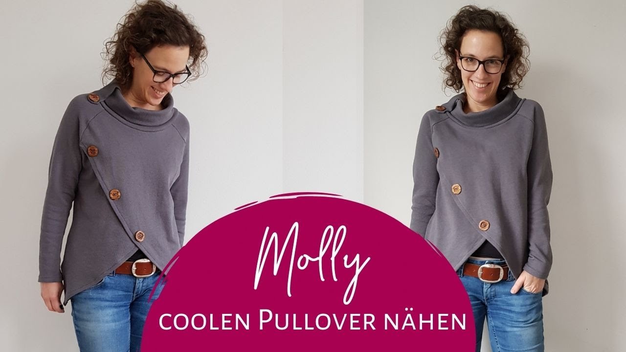 Schnittmuster Raglan Pullover Molly (schlicht und ausgefallen)
