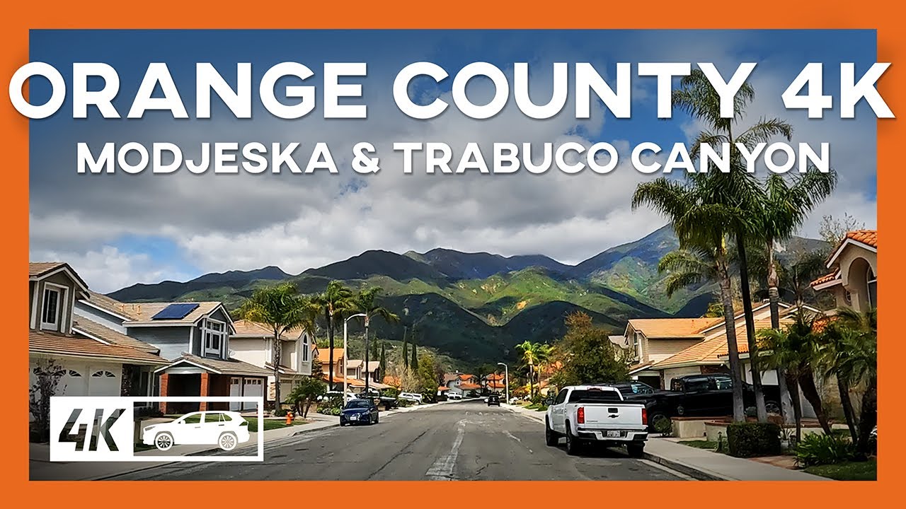 CALIFORNIA 4K: Orange County - Modjeska and Trabuco Canyon Scenic Drive