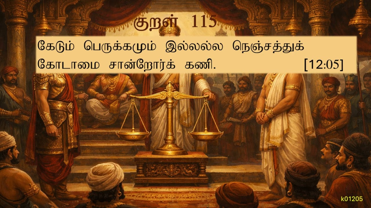 012:  நடுவு நிலைமை (பாட்டும்,  பொருளும்)| Impartiality