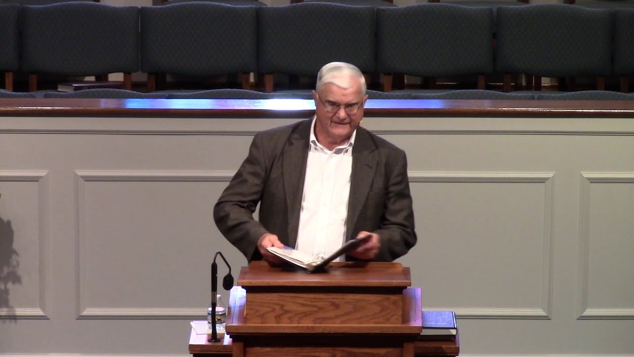 Edgewater Baptist Church, Pastor Bill Justice, Sunday 01-18-2026