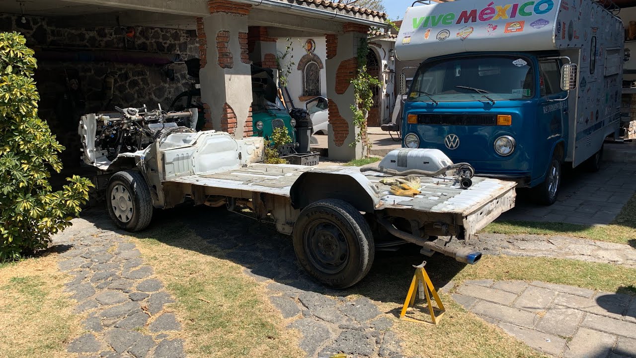 Intentaremos hacer esta Combi VW a Motor Nissan 2.5 L