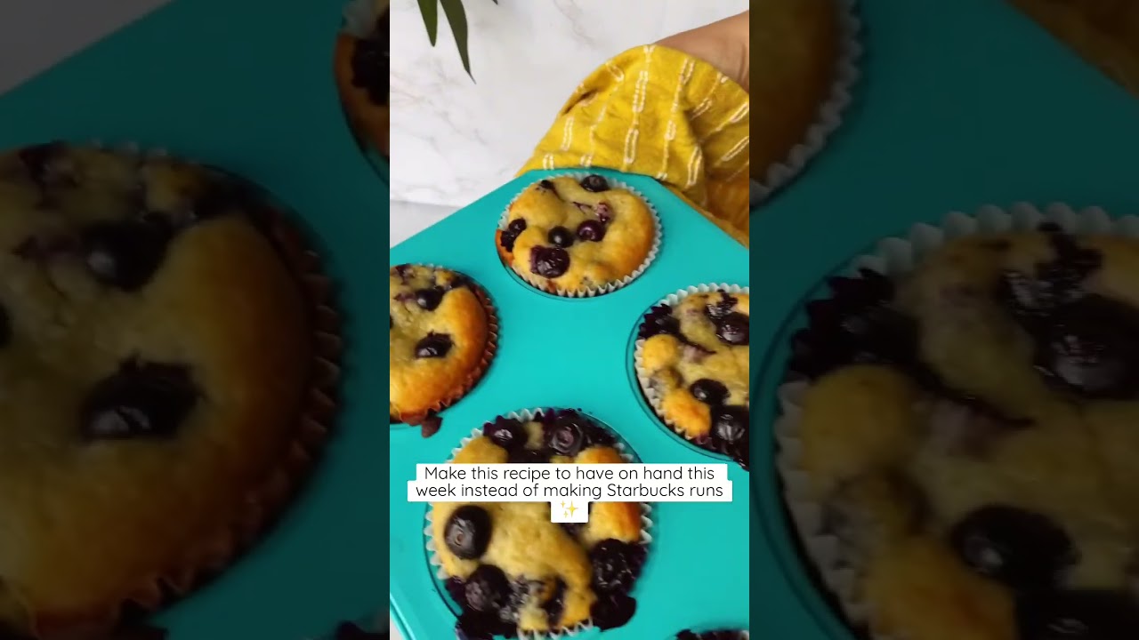 Healthy Blueberry Muffins #blueberrymuffins #healthydessert #guthealthy #hormonehealth #dairyfree