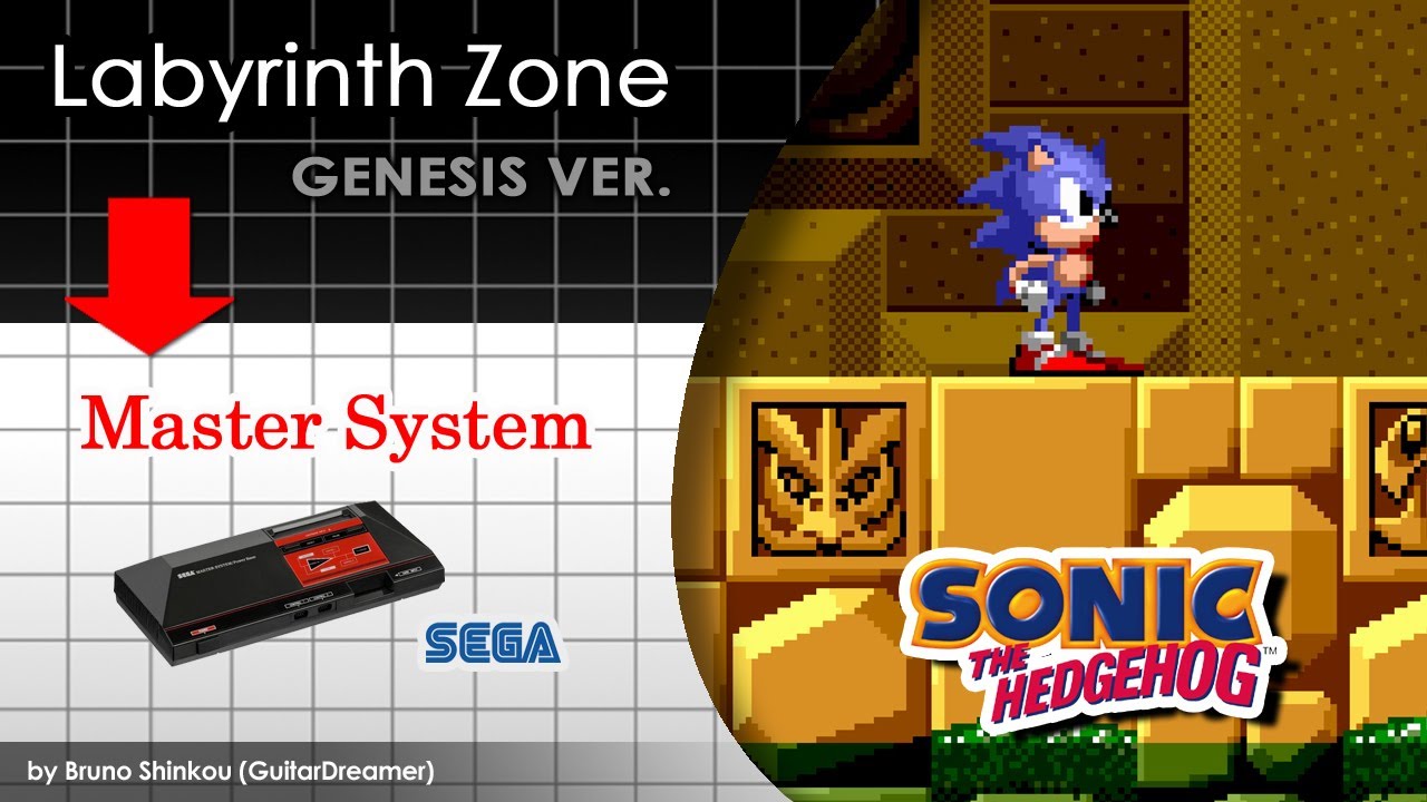 Sonic The Hedgehog - Labyrinth Zone (Genesis) Master System Remake (NBXP)