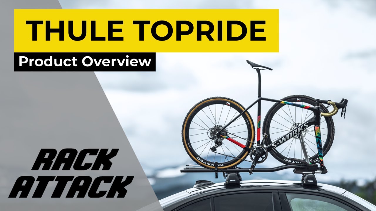 Thule TopRide Fork Mount Thru Axle Bike Rack Install and Demonstration