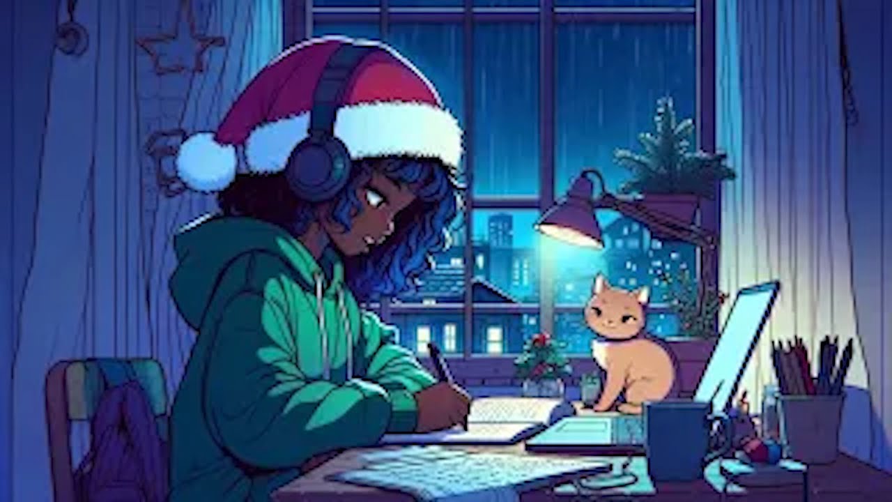 Study Lo-fi in the Rain Daegu City Vibes & 비 오는 대구에서 공부하는 로파이