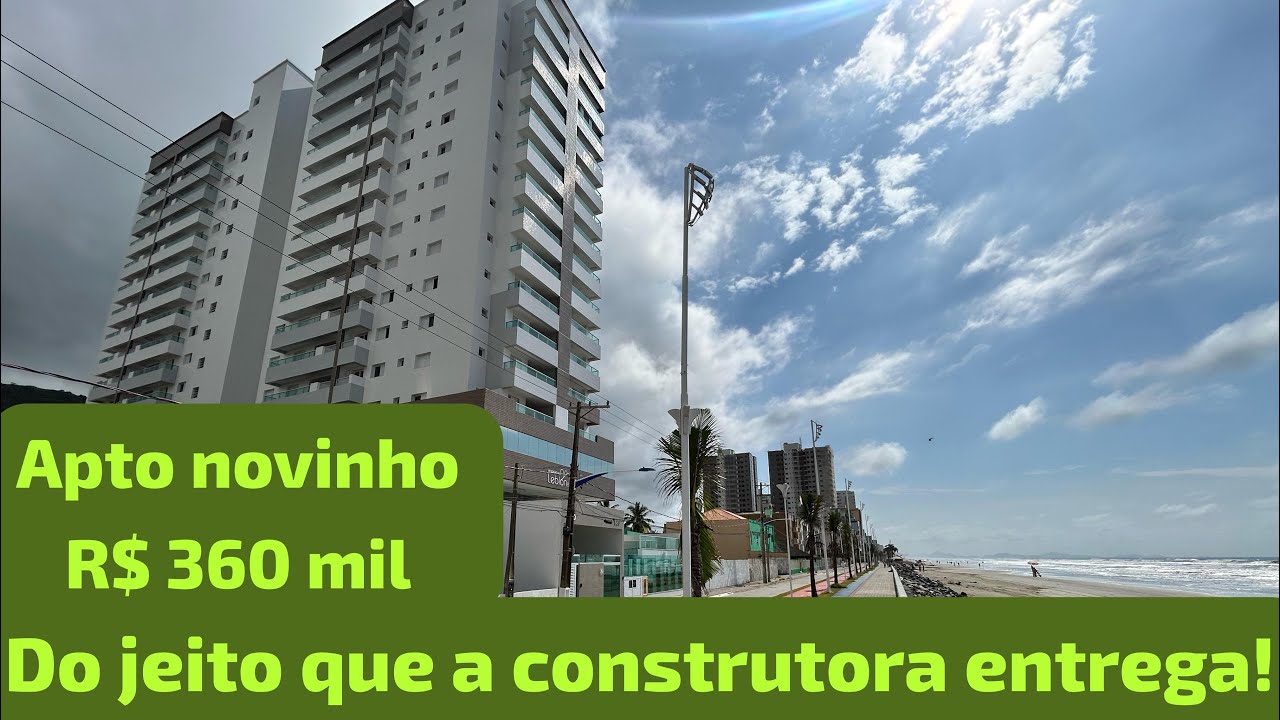 Apartamento com Vista para o Mar à Venda | em Mongaguá | Condomínio Novo e Completo
