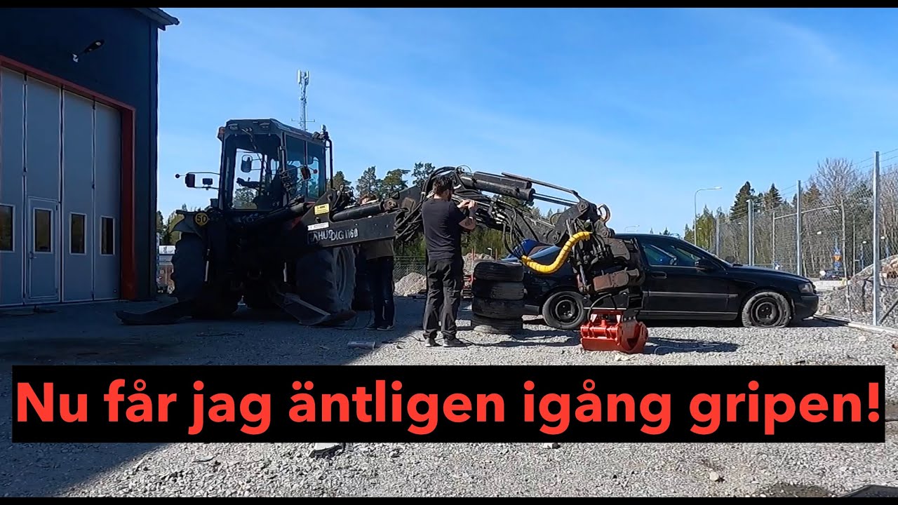Nu är gripen äntligen igång,  Huddig 1160. 1080p